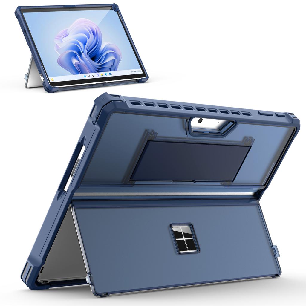 Custodia per Microsoft Surface Pro 11, Surface Pro 10, Surface Pro 9 da 13 Pollici, Custodia Protettiva Robusta All-in-One con Cavalletto