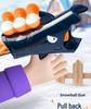 Cross-border Shark Snowball Cannon: Winter Play Toy for Snowmen & Snowball Fights