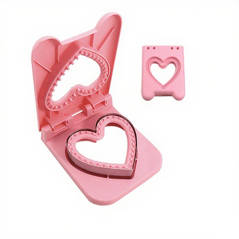 Sandwich Cutter And Sealer Set,Heart-Shaped Sandwich Maker With Seal Edge