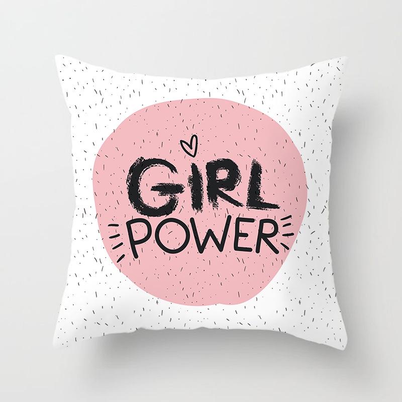 Blue Print Nordic Style Cushion Car Sofa Cushion Pillow Lumbar Cushion Cover Home Furnishings