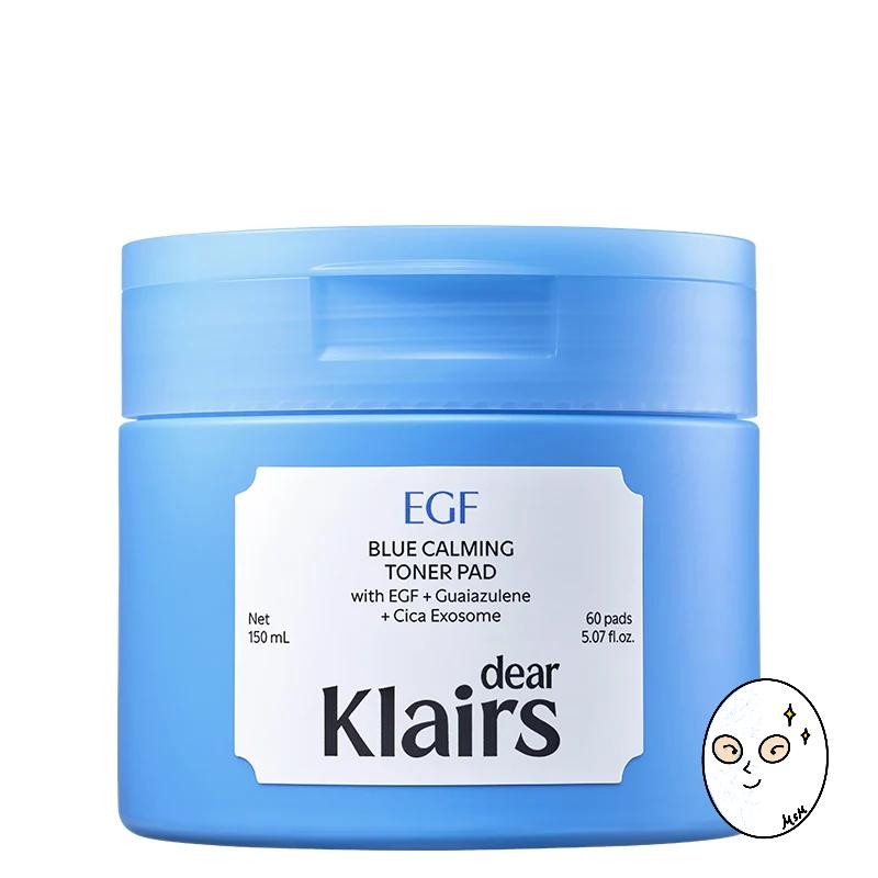 Klairs EGF Blue Calming Toner Pad 60pads