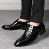 Large Size Men's Leather Shoes Casual Business Dress Shoes Versatile Comfort Wedding Loafers High Quality Lace Up Male Footwear