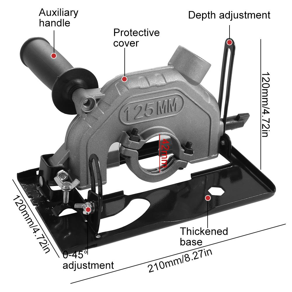 45°Adjustable Angle Grinder Converter Angle Grinder Machine Base Stand  Cutter  Machine Accessories