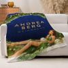 German Singer Andrea Berg Blanket For Sofa Office Bed Plane Travel Sleep Read Relax Camping Soft And Warm
