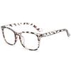Retro Plastic Reading Glasses Black Leopard Rectangle Frame Glasses Presbyopia Eyeglasses Readers