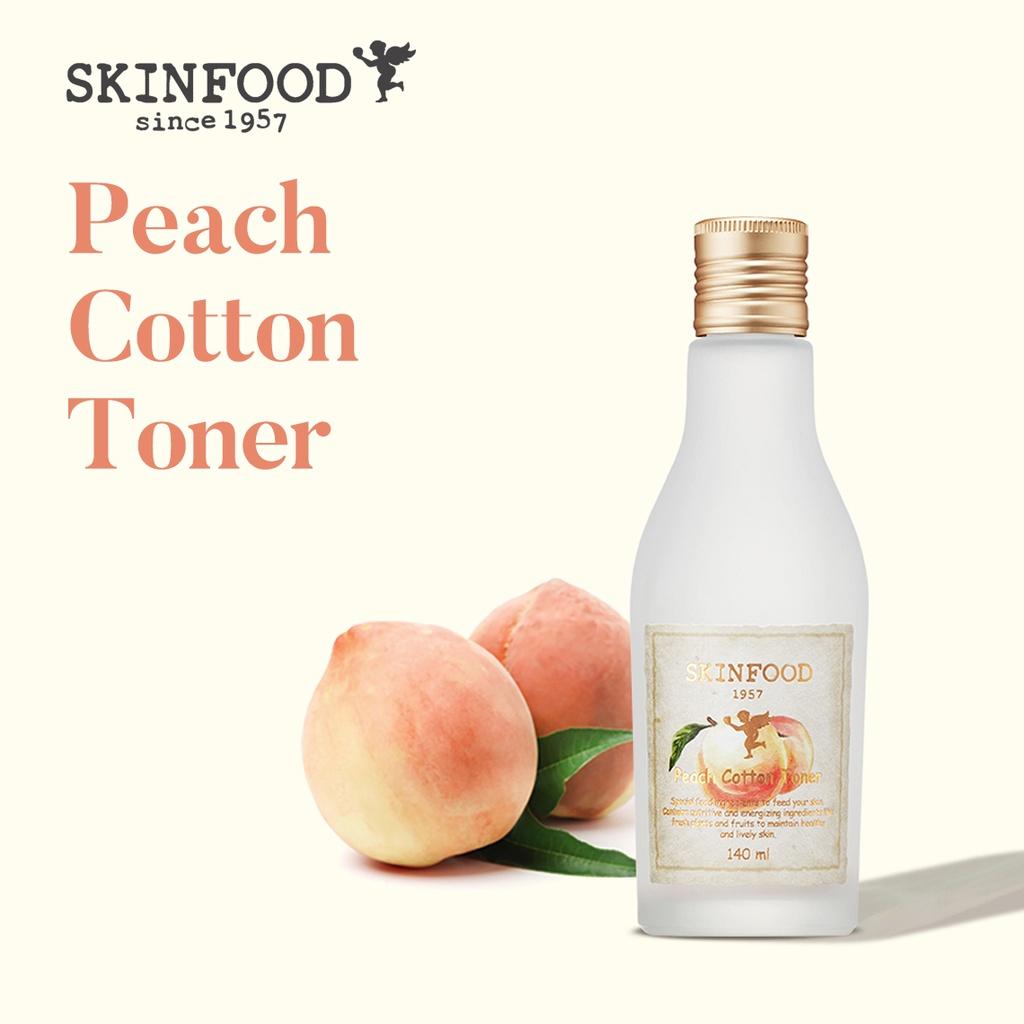 

SKINFOOD Peach Cotton Toner 140 мл Skincare Мист для кожи