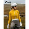 Womens Long Sleeve Quick-Dry Fleece Cycling Jersey Windproof Thermal Winter Road Bike Riding