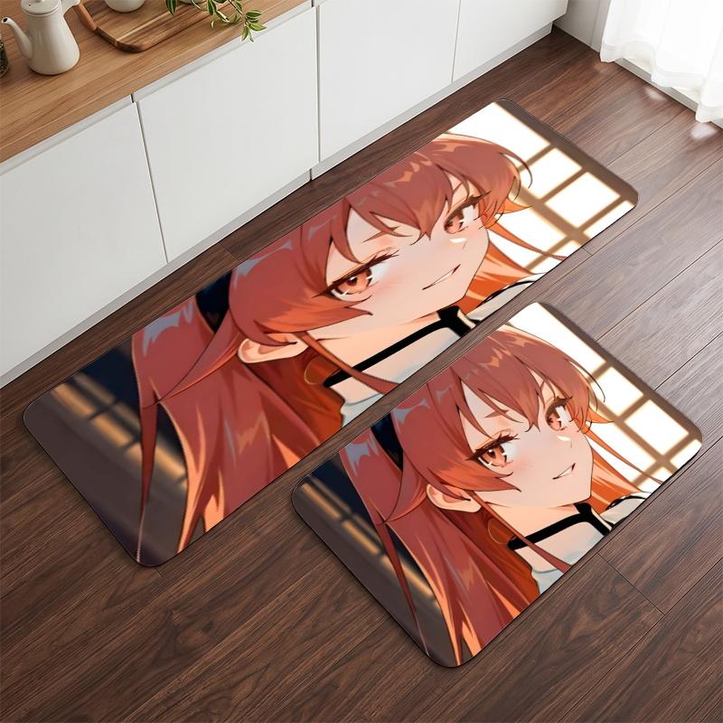 Eris Boreas Greyrat (32) Flannel Kitchen Mat Soft Anti-Slip Kitchen Floor Runner Rug Kitchen Rug for Home Kitchen Decor