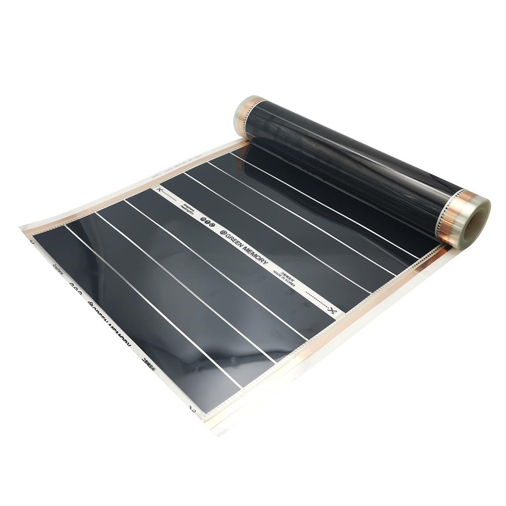 PTC-Heizfolie 240W/m² Elektrische Fußbodenheizmatte 50cm Breite Energiesparende Fußbodenheizung Kohlenstofffolienheizung