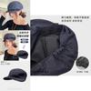 Simple Solid Color Pleated Design Women Casual Summer Denim Beret For Spring And Summer Sun Protection