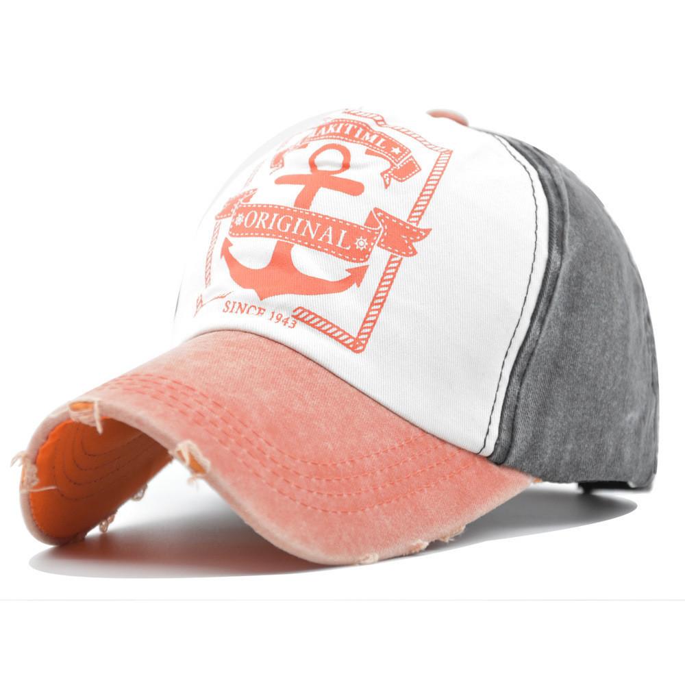 Embroidered 3d Letter Baseball Hat Vintage Duck Tongue Hat Breathable Sunshade
