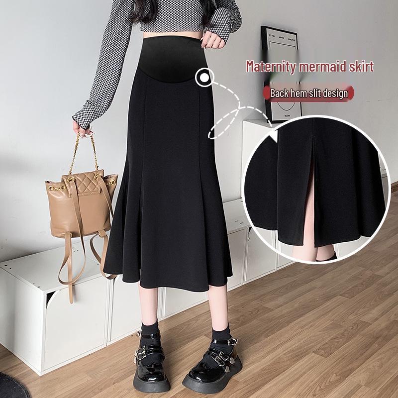 Maternity High-Waisted A-Line Fishtail Skirt - Spring/Autumn 2026 Collection M