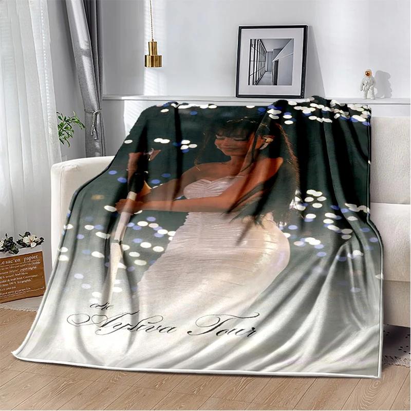 Couverture Douce en Flanelle 3D Ayliva Lieb Pop Singer pour Lit Chambre Canapé Pique-nique, Couverture Jetée pour Couvrir Extérieur Loisirs Cadeau Enfants