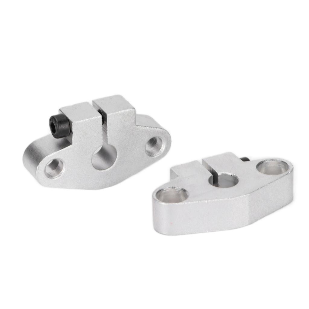 2 Pcs Horizontal Optical Axle Support 0.3inch Wear Resistance Straight Linear Rail Bracket