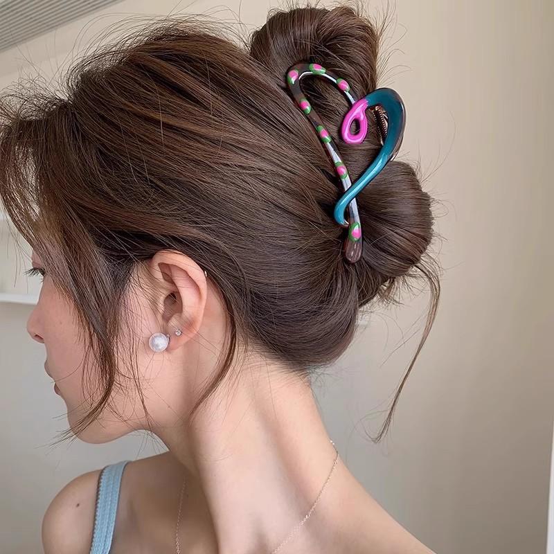 

Новый дизайн Красочный зажим для волос в форме сердца для женщин, девушек, милое украшение для волос, ободок, заколка для волос, шпилька, модные аксессуары для волос