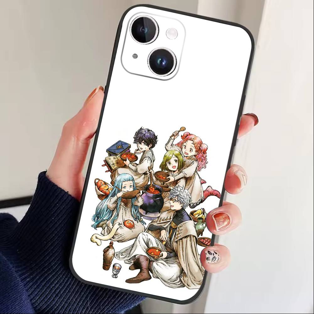 

Atelier Of Witch Hat Phone Case For iPhone 16,15,14,13,12,17,Pro Max,Plus Silicone Black Case iPhone16promax