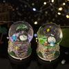 Cute Cartoon Cat Crystal Ball Children's Birthday Gift Lighted Music Box Home Desk Decoration