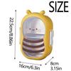 Cute Divides Lunch Box Portable Breakfast Boxes Multifunctional Lunch Container  Outdoor