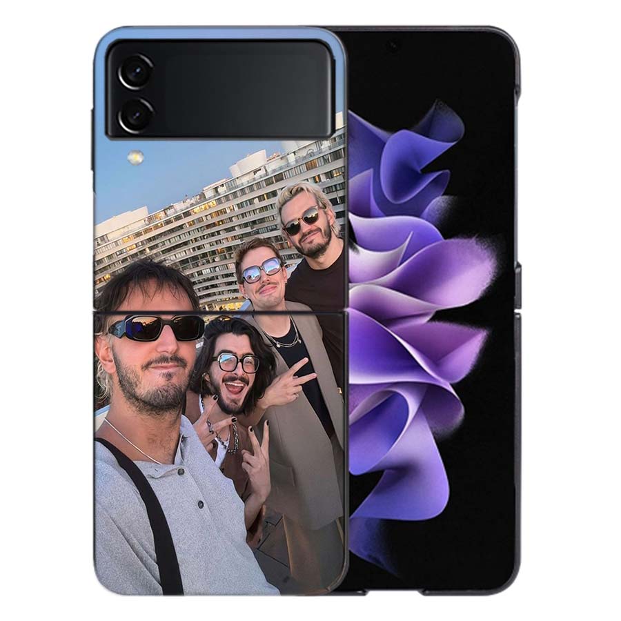 M-Morat Band Phone Case For Samsung Z Flip 6 7 5G Galaxy Z Flip 5 4 3 5G Cases Shockproof Hard Cover TPU