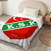 Kocaelispor Kulb Print Flannel Blanket, High quality Comfortable for All Seasons, Home Decor, Warmth and Comfort, Perfect for Christmas Gifts