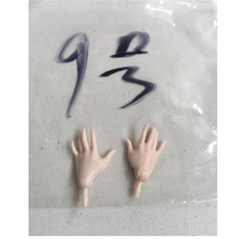 1/6 Original Monster Doll Replacement Hands And Arms White Brown Beige Green Blue Skin Tone Toys DIY Accessories