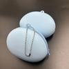 Zipper Travel Pouch Silicone Organizer Earphone Bag Portable Wallet Coin Purse  Women Girls