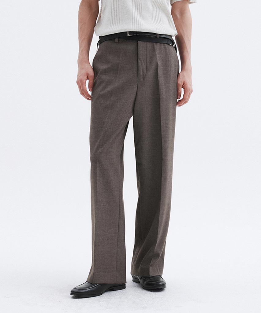 Le Mad Low Belt Loop Trousers - Brown