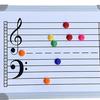 Double-Sided Magnetic Music Staff Whiteboard High Low Notes Teaching Aid Mini Dry Erase Board Students Teachers Music Classroom Supplies