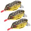 3 Stück Glitzer Weiches Silikonköder Künstlicher Simulations Lebensechter Köder Angelzubehör 5,5cm 13g3#