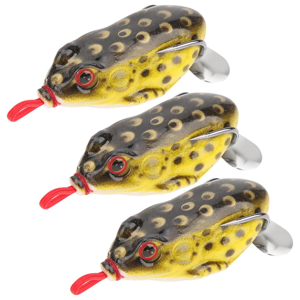 3 Stück Glitzer Weiches Silikonköder Künstlicher Simulations Lebensechter Köder Angelzubehör 5,5cm 13g3#