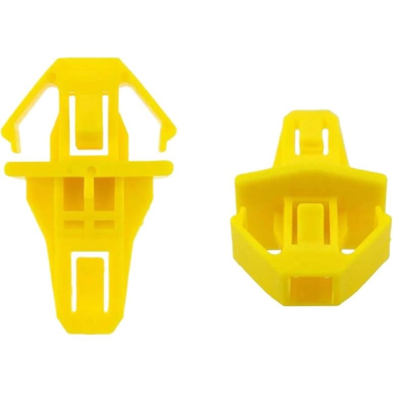 10x for Nylon Car Fastener Grille Bumper Moulding Clips for Honda for CR-V 2012 2013 2014 91578-T0A-003 Yellow