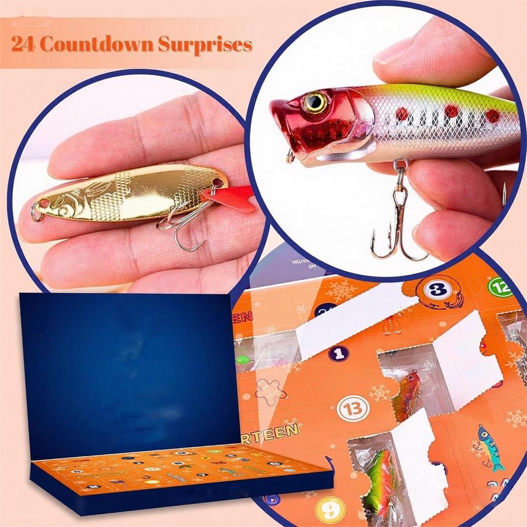 Angel Christmas Calendar Men's Fishing Calendar With Fishing And Fishing Accessories