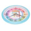 Wall Clock Plastic Cartoon Colorful Quartz Time Learning Hanging Clock for Kid S Bedroom Classroom
