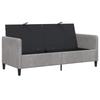 Storage Sofa Light Grey 172 X 78 X 87 Cm Polyester
