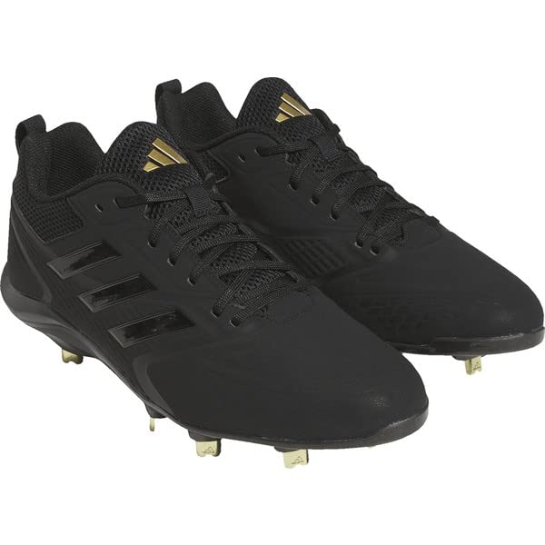 

Adidas LIJ07 Baseball Core Size cm Cleats, Black/Core Black, 25.0