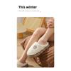 Cotton Slippers for Women, Plush In Autumn and Winter, Thick Soled for Home Use, Warm and Non Slip for Couples, Fuzzy Cotton Slippers for Men