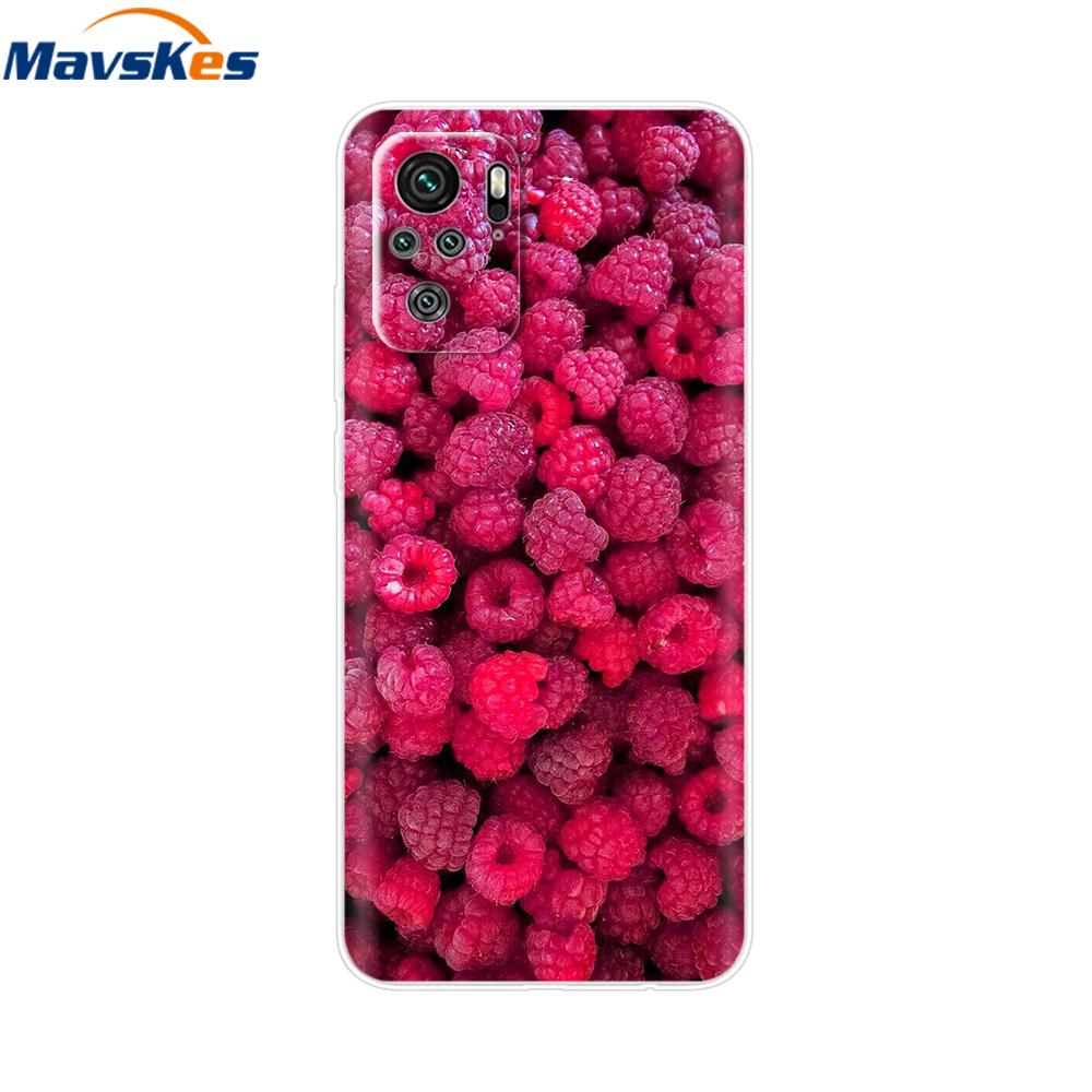 For Redmi Note 10 Case Note 10s Cover Phone Cases For Xiaomi Redmi Note 10 Pro note10 10 s Tpu Silicone Back Bumper Fundas Coque