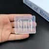 Flower Fox Transparent Silicone Nail Molds DIY Nail Art Decoration Manicure Design Tools 3D Acrylic Nail Art Carving Mold Charms