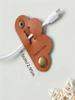 5 Pcs Colorful Heart-Shaped PU Leather Cable Organizers - Keep headphones and charging cables neatly managed with these vibrant