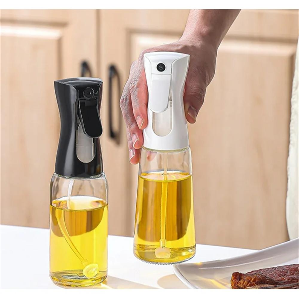Olive Oil DispenserOil Sprayer for Cooking220300ml Glass Oil Spray BottleFood Grade Oil Dispenser and Oil Sprayer forKitchen