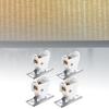 4x Roman Shade Cord Lock Hardware do okna akcesoriów do zasłon w domowym biurze