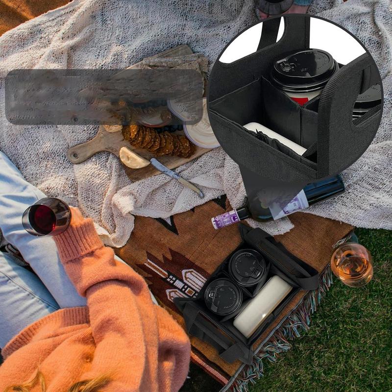 Luggage Cup Holder Portable Cup Holder Bag Luggage Accessories Foldable Luggage Cup Holder Bag Travel Accessories For Concerts