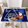 Christmas Holiday Welcome Rug Doormat Festive NonSlip Door Rug for Living Room Bedroom Kitchen Entrance Home Seasonal Decor