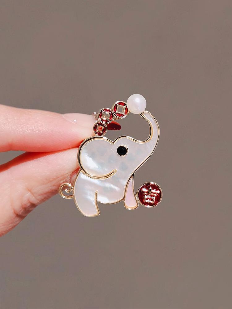 Matte Gold Pearl Wheat Ear Corsage Brooch for Women - High-End Versatile Pin with Anti-Exposure Design