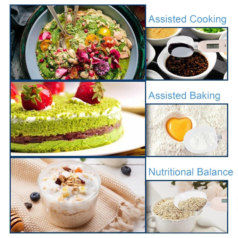 ABS Digital Measuring Spoon LCD Display Digital Food Weighing Spoon Portable Use