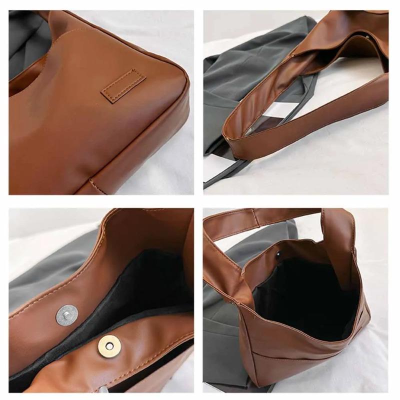 Fashionable Minimalist Retro Shoulder Bag Women Handbag Casual Commuting Trend Large Capacity Tote Bag for Work Travel Shopping
