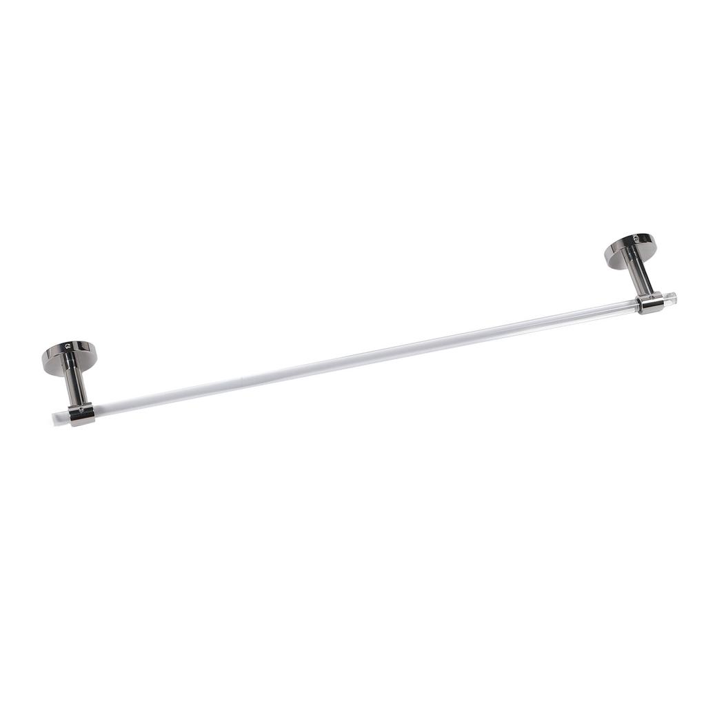 Minimalistyczny Luksusowy Akrylowy Ścienny Wieszak na Ręczniki do Łazienki 60cm