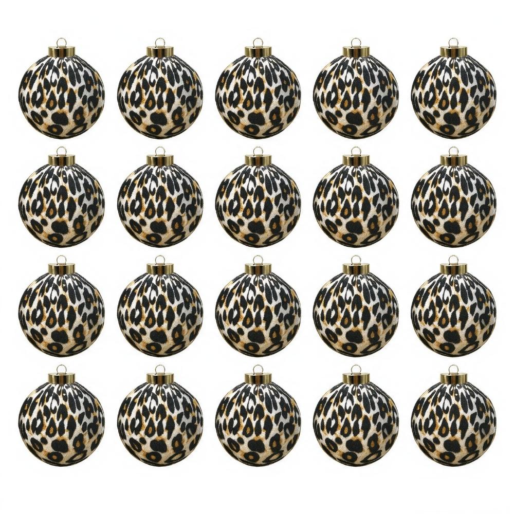 15PCS Plastic Christmas Decoration Pendant Plush Xmas Tree Hanging Pendants Christmas Tree
