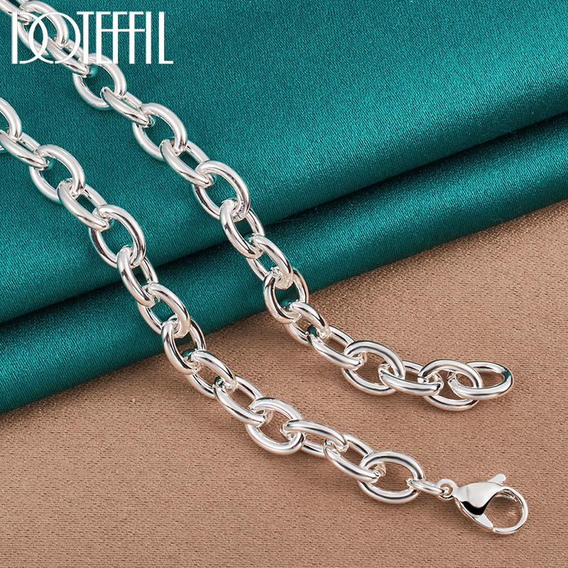 925 Sterling Silver Řetízek 18palcový svatební večírek módní šperkový náhrdelník