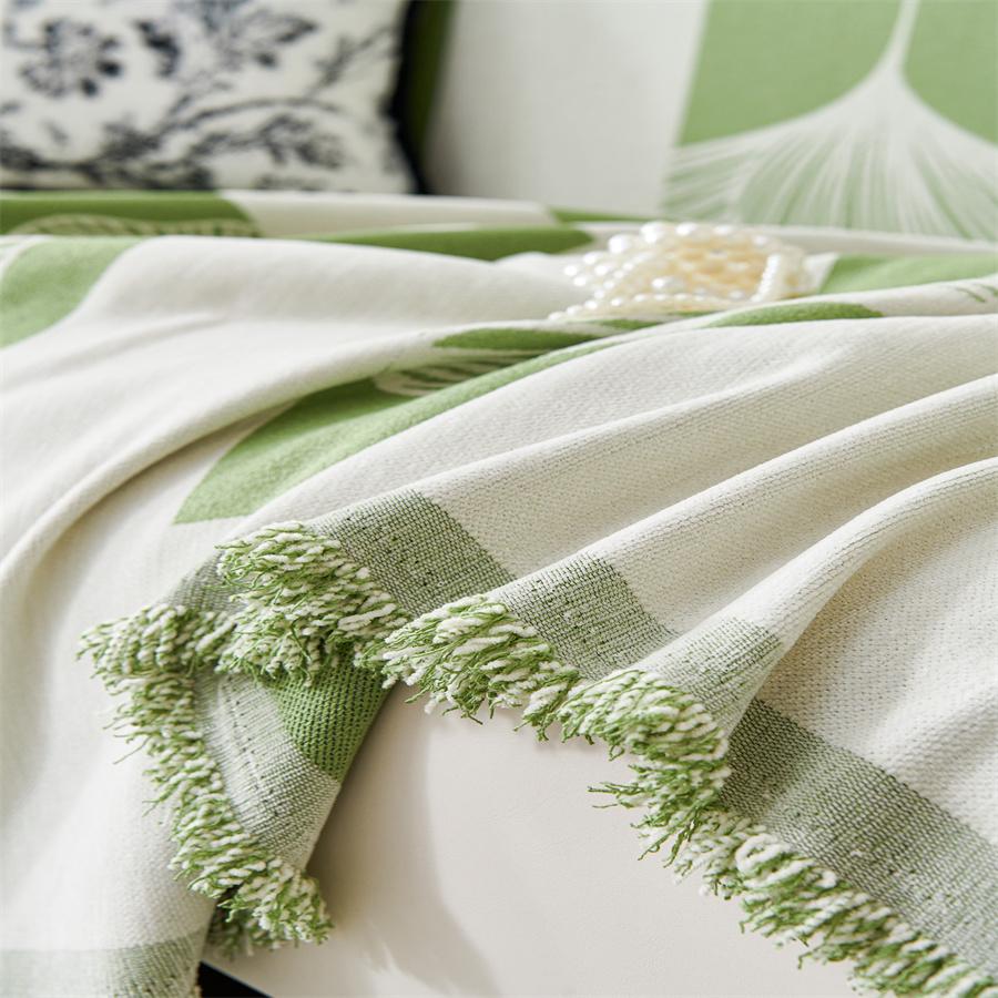 New Arrival Sofa Towel New Chinese Style Green Bamboo Sofa Cover Universal Set Four Seasons Universal Breathable Sofa Cover